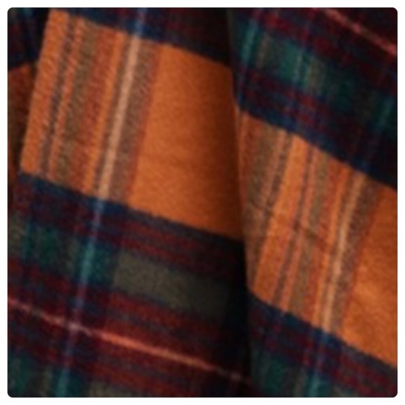 Perfect for fall! Cardigan drape poncho ruana one size with fringe - Picture 4 of 6